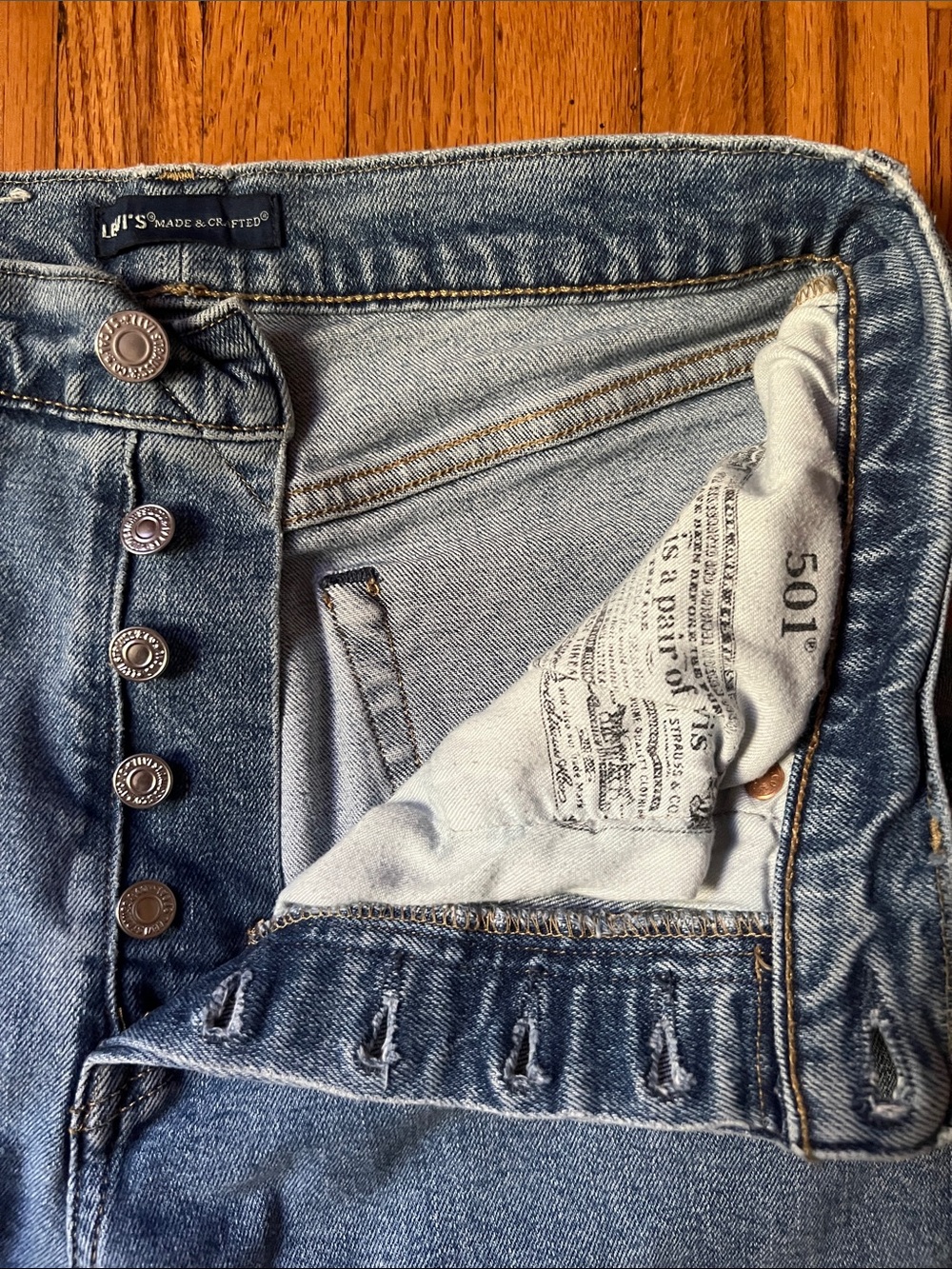 Levi’s Made & Crafted 501 Crop - Picture 6 of 11